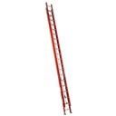 LOUISVILLE FE3240 Escalera de fibra de vidrio de extensión 40' 300lbs