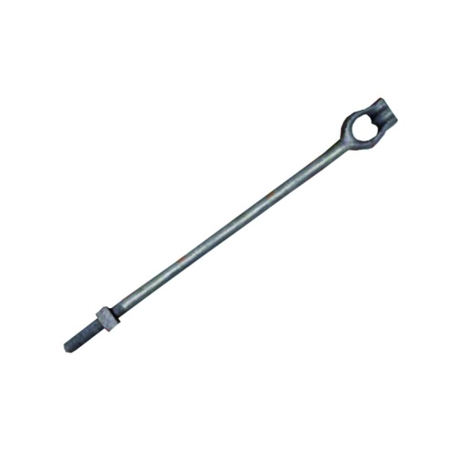 [HYA.03.256] [J7538] Varilla de anclaje de doble ojo de 1" x 8'