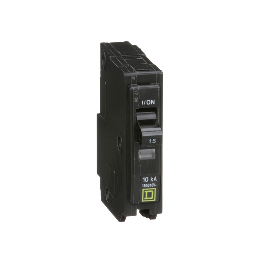[DIS.01.331] [QO115] Breaker termomagnético de enchufar QO115, 1P, 15A, 120/240V, 10kA