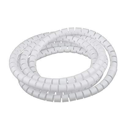 [COM.01.125] [DXN3418B] DEXSON Espiral plástico blanco de ¼" x 5 metros