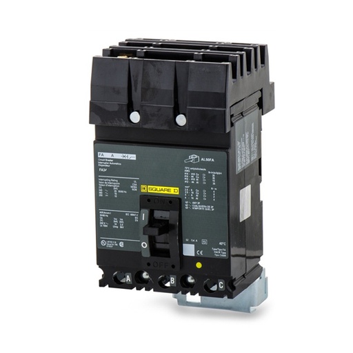 [DIS.01.318] [FA34050] Breaker termomagnético I-Line FA34050, 3P, 50A, 480V, 18kA