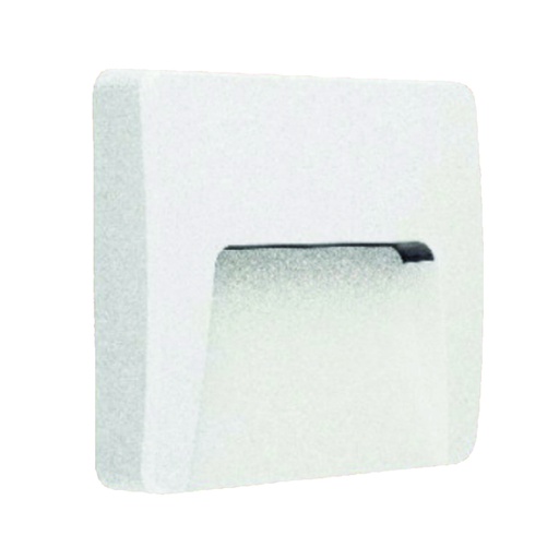 [ILU.01.982] [600866900] LEDVANCE Luminaria LED Balyza cuadrada 3W, 100Lms, 120-240V, 3000K, luz cálida, IP65, housing blanco