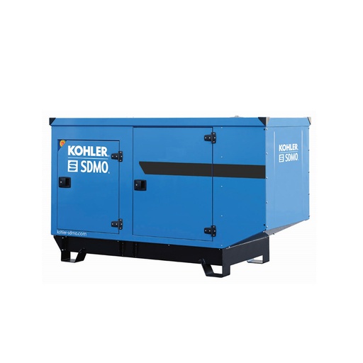 [GYC.07.056] [J060U-IV] KOHLER-SDMO Generador 60Kw, con cabina, 3PH, multivoltaje 208/240/480V, Nema 3R, motor John Deere