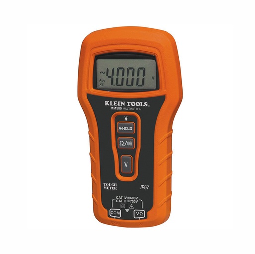 [HER.03.029] [MM500] KLEIN Multímetro de rango automático AC o DC hasta 750V